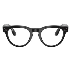 Lentes De Sol Ray-ban Meta Headliner Rw4013 Wifi Meta Ia 32gb - Negro Y Transparente Safira