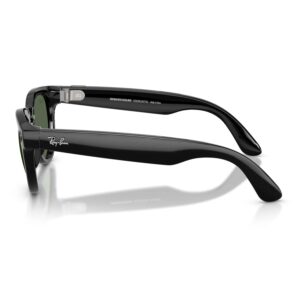 Anteojos De Sol Ray-Ban Meta Headliner RW4013 WiFi Meta IA 32GB - Negro Y Verde - Imagen 3