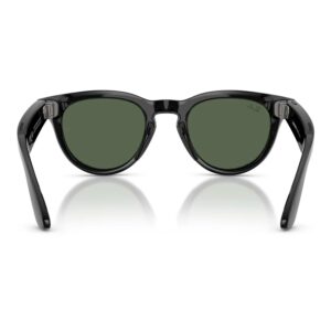 Anteojos De Sol Ray-Ban Meta Headliner RW4013 WiFi Meta IA 32GB - Negro Y Verde - Imagen 4