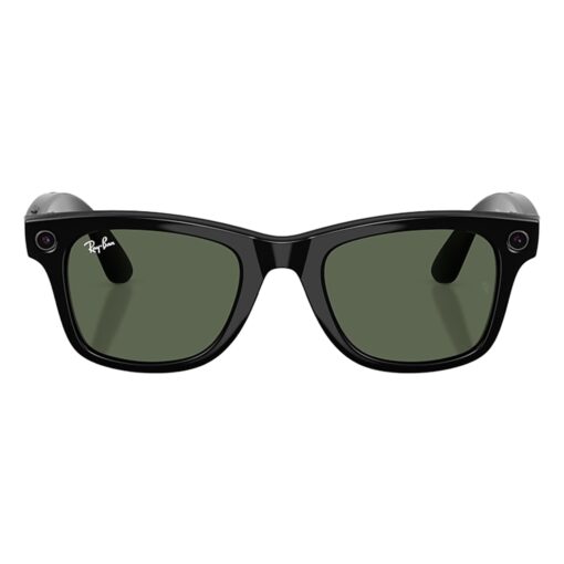 Anteojos De Sol Ray-Ban Meta Wayfarer RW4012 WiFi Meta IA 32GB - Negro Y Verde