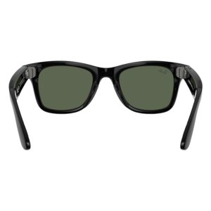Anteojos De Sol Ray-Ban Meta Wayfarer RW4012 WiFi Meta IA 32GB - Negro Y Verde - Imagen 2