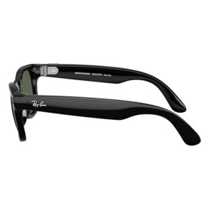 Anteojos De Sol Ray-Ban Meta Wayfarer RW4012 WiFi Meta IA 32GB - Negro Y Verde - Imagen 3