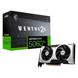 Tarjeta De Video Msi Msi Ventus 2x Oc Plus Nvidia Geforce Rtx-5060ti 8gb Gddr7 - 912-v536
