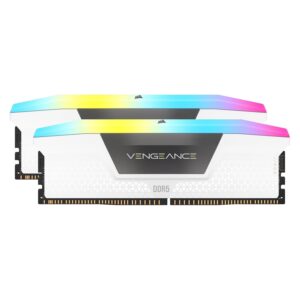 Memoria Ram Corsair Vengeance White Rgb Ddr5 - Cmhlekit2w-d5 (kit 2 Módulos Estético)