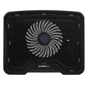 Cooler Para Notebook Argom Arg-cf-1584 Usb Led - Negro - Imagen 2