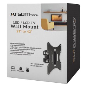 Soporte Para Tv Argom Arg-br-1501 Articulado 23" A 42" - Negro - Imagen 2