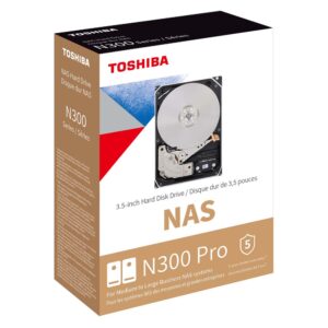 Hd Toshiba N300 Pro Nas 24tb 3.5" Sata 3 7200prm - Hdwg82exzstb - Imagen 2