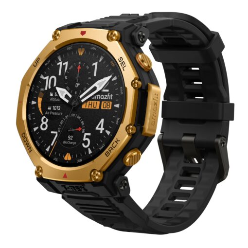 Alternative view of Smartwatch Amazfit T-rex 3 Pro A2444 48mm - Negro Y Dorado