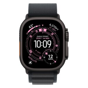 Apple Watch Ultra 3 Mf1v4lw/a Celular + Gps Caja Titanio Natural 49mm - Loop Alpine Negro - Imagen 2