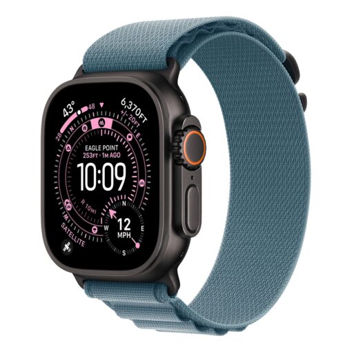 Apple Watch Ultra 3 Cel+gps 49mm Mf254lw/a Black W Blue Alpine Loop M