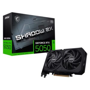 Tarjeta De Video Msi Shadow 2x Oc Nvidia Geforce Rtx-5050 8gb Gddr6 - 912-v538