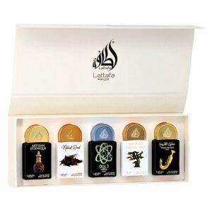 Kit Perfume Lattafa Pride Gift Set Box 02 Eau De Parfum Unisex 5x20ml - Imagen 2