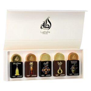 Kit Perfume Lattafa Pride Gift Set Box 04 Eau De Parfum Unisex 5x20ml - Imagen 2