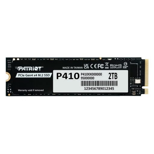 Ssd M.2 Patriot P410 2tb Nvme Pcie Gen4 - P410p2tbm28h