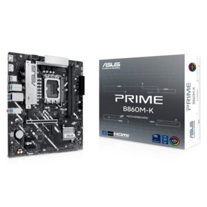 Placa Madre Asus Prime B860M-K OC Socket LGA 1851 Chipset Intel B860 DDR5 Micro ATX