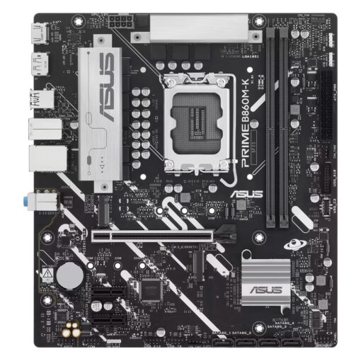 Alternative view of Placa Madre Asus Prime B860M-K OC Socket LGA 1851 Chipset Intel B860 DDR5 Micro ATX