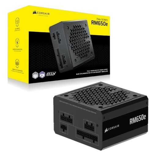 Fonte Corsair Rm650e Cp-9020302-na Atx 650w 80 Plus Gold Full Modular - Negro