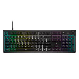 Teclado Gamer Corsair K55 Core Ch-9226c65-na Usb Rgb Inglés - Negro