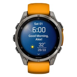 Smartwatch Garmin Fénix 8 010-02904-10 47mm - Naranja - Imagen 2