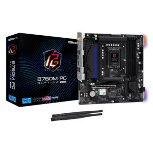 Placa Madre Asrock B760M PG Riptide WiFi DDR5 Socket LGA 1700 Chipset Intel B760 Micro ATX