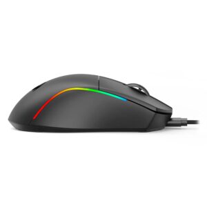 Mouse Gamer Redragon Deicide M816 Basic RGB 4.000 DPI USB-C - Negro - Imagen 4