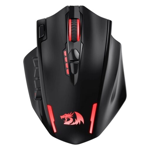 Mouse Gamer Redragon Impact Elite M913 Rgb 16000 Dpi Usb-c - Negro