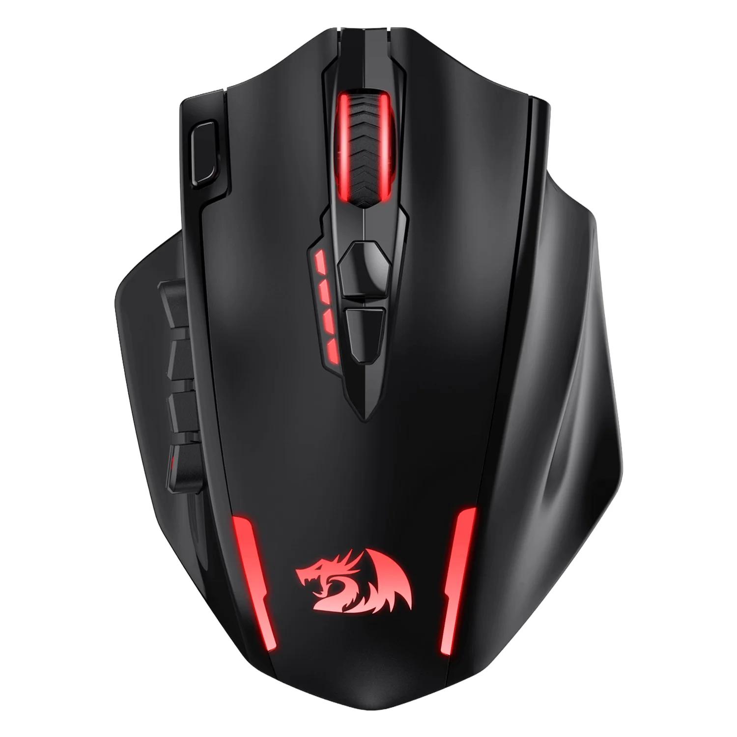 Mouse Gamer Redragon Impact Elite M913 Rgb 16000 Dpi Usb-c - Negro