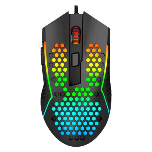 Mouse Gamer Redragon Reaping M987-K 12400 DPI USB RGB - Negro