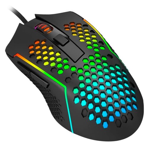 Alternative view of Mouse Gamer Redragon Reaping M987-K 12400 DPI USB RGB - Negro