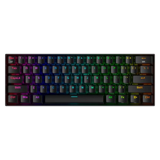 Teclado Gamer Redragon Draconic Pro K530-rgb-pro Rgb Inalámbrico - Negro