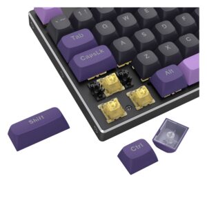 Teclado Gamer Redragon Dharma He K556bp Rgb Usb-c - Negro Y Morado - Imagen 4