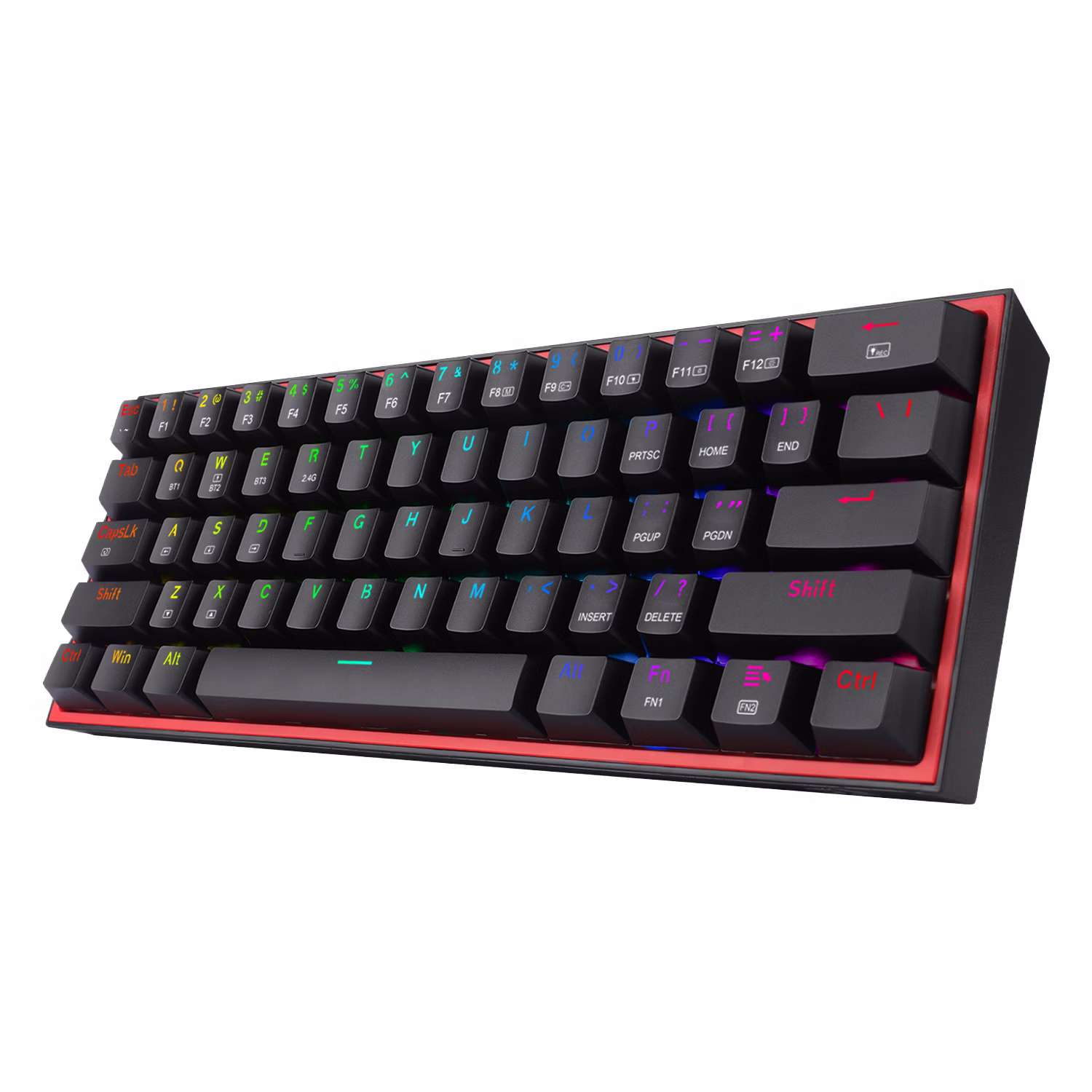 Teclado Gamer Redragon Fizz K617 Rgb Usb-c - Negro - Imagen 3