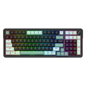 Teclado Gamer Redragon Eisa Magnetic K686bg Rgb Usb-c - Negro Y Verde