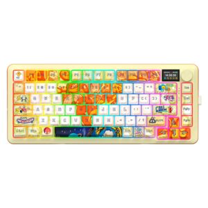 Teclado Gamer Flekact Pro K708GF RGB Inalámbrico - Multicolorido