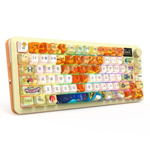 Teclado Gamer Flekact Pro K708GF RGB Inalámbrico - Multicolorido - Imagen 2