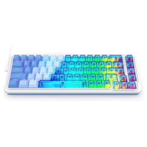 Teclado Gamer Redragon Nova K709plb Rgb Layout 65% Usb-c - Blanco - Imagen 2