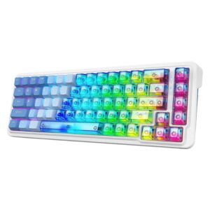 Teclado Gamer Redragon Nova K709plb Rgb Layout 65% Usb-c - Blanco - Imagen 3