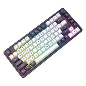 Teclado Gamer Redragon K715 Pro Finke QMK Layout 65% Inalámbrico - Negro Y Blanco - Imagen 4