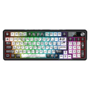 Teclado Gamer Redragon Artemis K719GF Pro RGB Inalámbrico - Negro Y Blanco