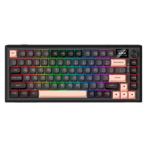 Teclado Gamer Redragon Eclipse Pro K720GBP RGB Layout 75% Inalámbrico - Negro