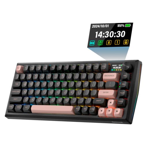 Alternative view of Teclado Gamer Redragon Eclipse Pro K720GBP RGB Layout 75% Inalámbrico - Negro