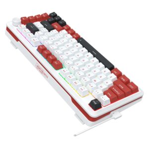 Teclado Gamer Redragon Stormhunter Magnetic K721WRB RGB Switch Keyboard USB-C - Blanco - Imagen 2