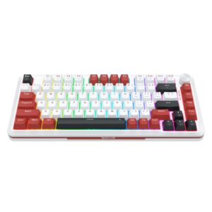 Teclado Gamer Redragon Stormhunter Magnetic K721WRB RGB Switch Keyboard USB-C - Blanco - Imagen 3