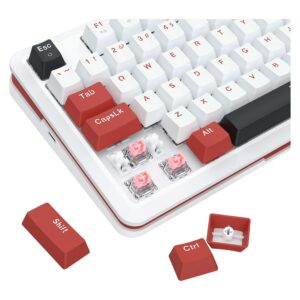 Teclado Gamer Redragon Stormhunter Magnetic K721WRB RGB Switch Keyboard USB-C - Blanco - Imagen 5