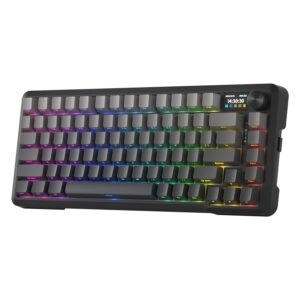 Teclado Gamer Redragon Behemoth Pro K724sprgb Layout 75% Inalámbrico - Negro - Imagen 2