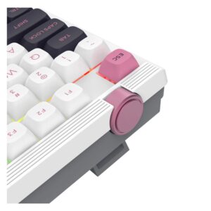 Teclado Gamer Redragon Otiim K729wbp Rgb Layout 80% Usb-c - Blanco - Imagen 4