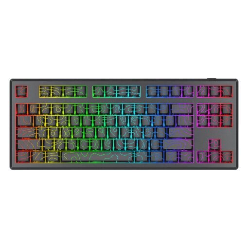 Teclado Gamer Redragon Uranus Pro K737b Rgb Inalámbrico - Negro