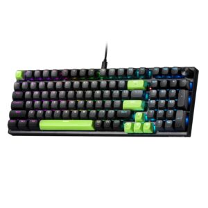 Teclado Gamer Redragon Dharma K740BG RGB USB-C - Negro Y Verde - Imagen 2