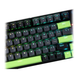 Teclado Gamer Redragon Dharma K740BG RGB USB-C - Negro Y Verde - Imagen 3