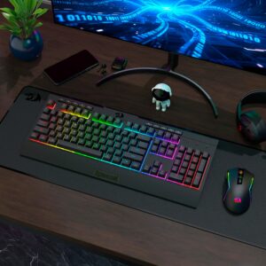 Kit Gamer Teclado Y Mouse Redragon S151 Pro Inalámbrico - Negro - Imagen 4